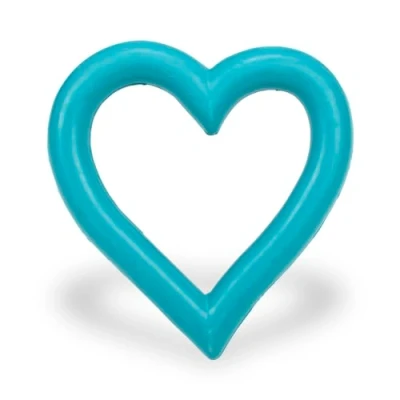 Image of Petface (Little Petface) Rubber Heart Dog Toy (Pack of 1)