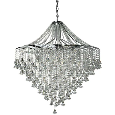 Image of Dorchester 7 Light Chandelier Chrome Finish, E14