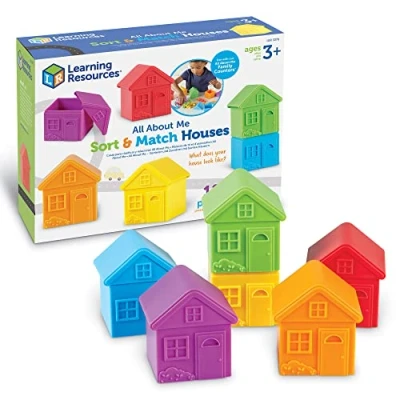 Image of Learning Resources All About Me Sort &amp; Match Houses