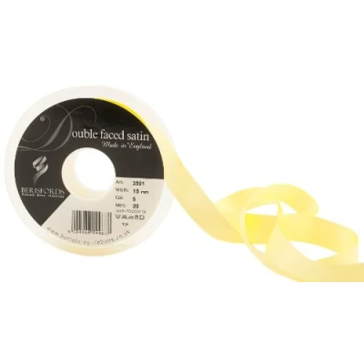 Image of Berisfords Ribbon, 05 Lemon, 20 m
