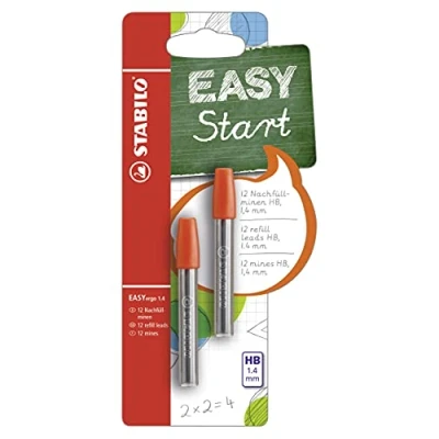 Image of Ergonomic Mechanical Pencil STABILO EASYergo 1.4 Refill Leads Pack of 6 x 2 HB