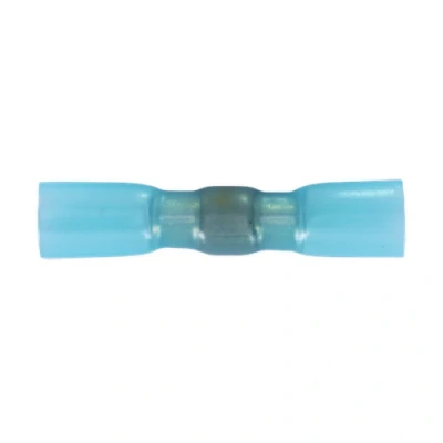 Image of Sealey Heat Shrink Butt Connector with Crimp &amp; Solder Blue Pack of 25