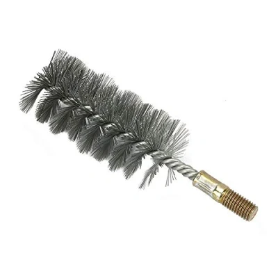 Image of 40 mm Stainless Steel Wire Tube Cleaning Brush Pipe Handle