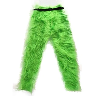 Image of LePyCos Grinch Mask Glove Christmas Halloween Latex Deluxe Party Cosplay Props (pants)