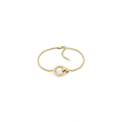 Image of Tommy Hilfiger Circles Bracelet goldcoloured, Women&#039;s, Size: One Size, Gold coloured