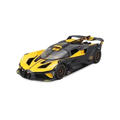 Image of Maisto M32911Y Bugatti Bolide Super Car 1:24 Scale Incredibly Detailed Die Cast Replica Collectible Model, Yellow, One Size