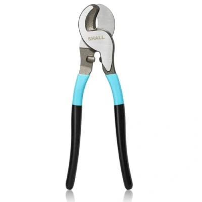 Image of SHALL Cable Wire Cutters,9.44 inches/240 mm,High Hardness Cutting Tools with Anti Slip Handle,Ideal for Clean Copper and Stripping