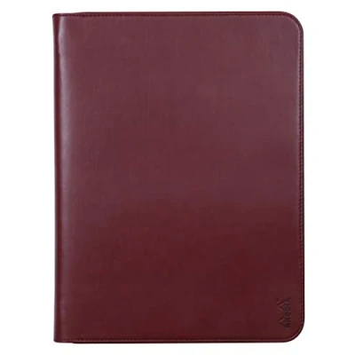 Image of RHODIA 168123C Briefcase Rhodiarama Lie de Vin for Notepads and Notebooks A4 or A4+ Dimensions Closed 25.5x34 cm Pocket Tablet Premium Faux Leather