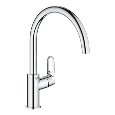 Image of GROHE Bauflow 2020 Single Lever Sink Mixer 1/2&quot; Chrome 31538001