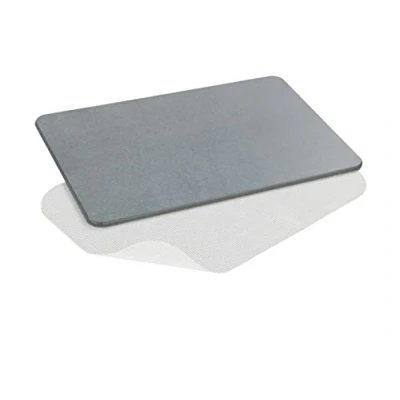Image of Wenko Simi Grey Bath Mat 60 x 39 cm