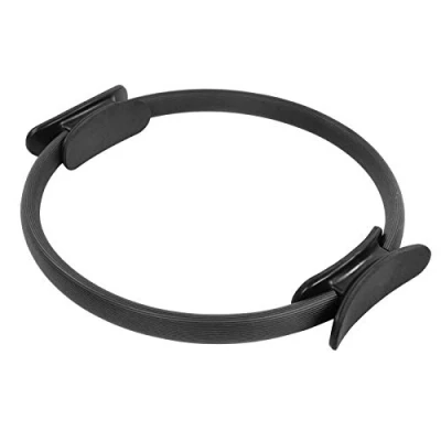 Image of RiToEasysports Pilates Circle Ring,Yoga Magic for Fitness Training, Full Body Workout,Improve Core Power Strength(black) Yoga Supplies Leisure Sport