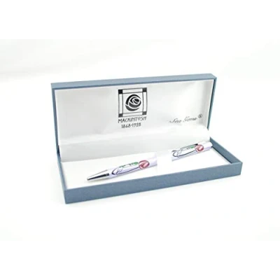 Image of Sea Gems Lilac Pen in Mackintosh Rose Teardrop Design