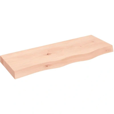 Image of vidaXL Bathroom Countertop 80x30x(2 6) cm Untreated Solid Wood