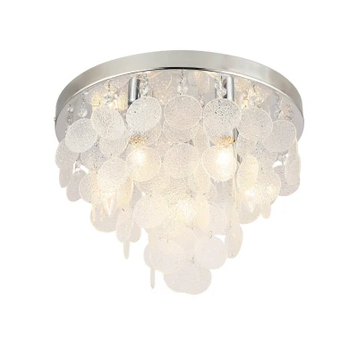 Image of Pardo Ceiling Light, Chrome, 6x E14