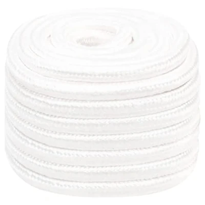 Image of vidaXL White 20mm 50m Polypropylene Boat Rope for Sailing, Yachting, Camping, and Fishing Weather Resistant Versatile