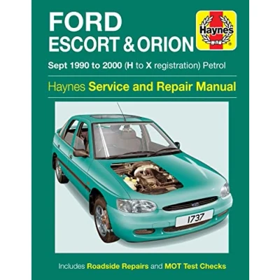 Image of Ford Escort &amp; Orion Petrol (Sept 90 00) Haynes Repair Manual (Paperback)