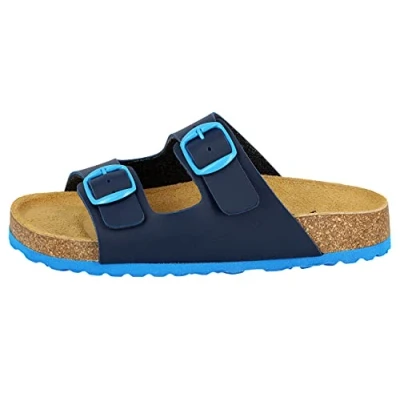 Image of Lico Bioline Kids Mules, Blue (Marine/Blue Marine/Blue), 6 UK