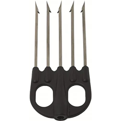 Image of Cressi Crg1B Unisex Adult Mutliprong Nylon 5 Points Inox Multi Prong Point Available In 3, 4 And Black, Uni