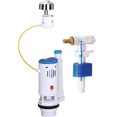 Image of Rousseau 4210977 Flush Kit with Push Button Mechanism and Float Valve 3/6 L
