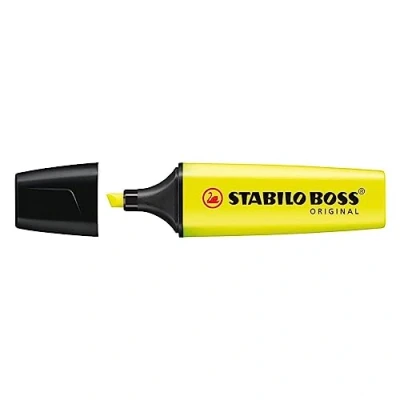 Image of Stabilo Boss Original Highlighters Pack of 2 Yellow