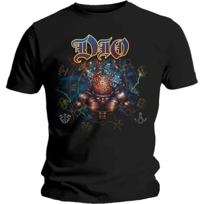 Image of Rock Off officially licensed products Dio Strange Highways Band Logo T Shirt L Black