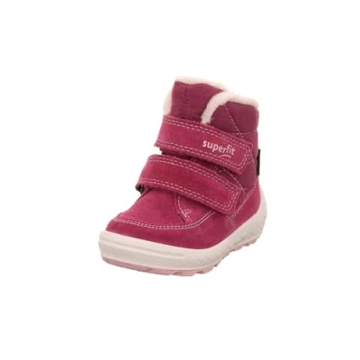 Image of Superfit Groovy 2.0 Winter boots for kids, Size: 3.5/4K, Rot/rosa Leather and textile