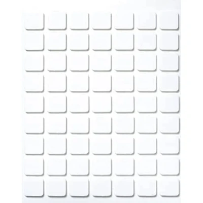 Image of RAYHER HOBBY Pack of 63 Self Adhesive Squares for Scrapbooking, Card Making and Papercraft, Double Sided Glue Squares, 11x12x2mm, 3387300