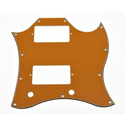 Image of KAISH American Standard SG Full Face Pickguard Guitar Pick Guard for USA Special Orange 3 Ply