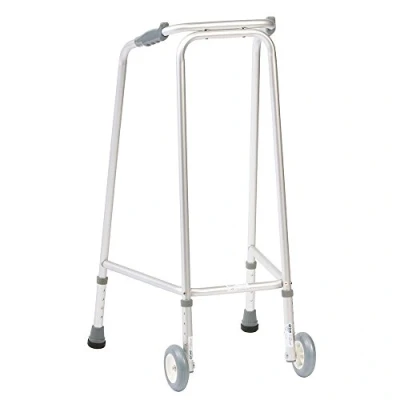 Image of Drive Healthcare Ultra Narrow Walking Frame (Wheeled) N73223 Adjustable Height Medium (Eligible for VAT relief in the UK)