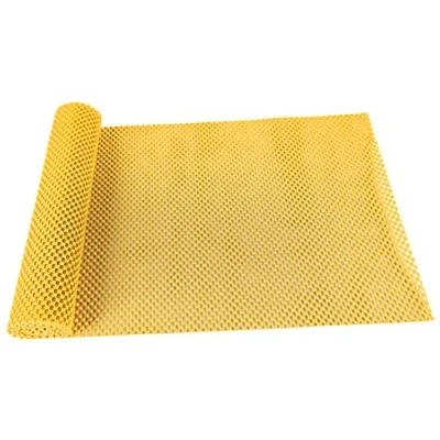 Image of ASAB 1 x Anti Slip Rug Underlay 150 30cm Non Matting Grippers for Laminate Floors PVC Heat Resistance Home Office Carpet Rugs on Hard Drawers Shelf Liners (Yellow)