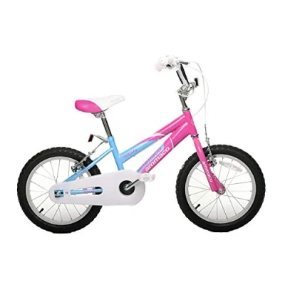 Image of Ammaco Misty 16&quot; Wheel BMX Girls Kids Childrens Bicycle Bike Pink &amp; Blue Age 5+