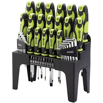 Image of Draper 44 Pieces Tournevis, Hexagonal clés et embouts de tournevis (Vert) 78619