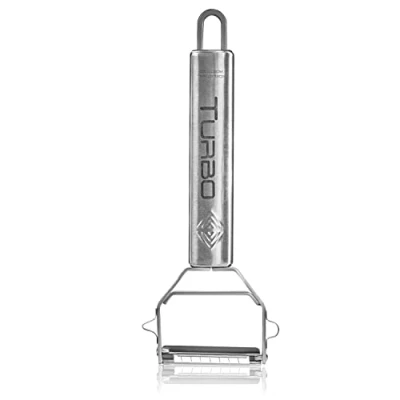 Image of Turbo PRODUKTE Original Julienne Cutter Peeler for Vegetables, Fruit &amp; Cheese Zucchini Spaghetti Stainless Steel