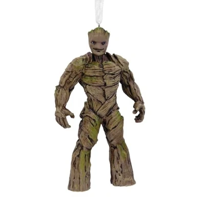 Image of Hallmark Marvel Guardians of The Galaxy Groot Christmas Ornament