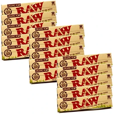 Image of Raw Organic Hemp Natural unrefined Rolling Papers 5 booklets