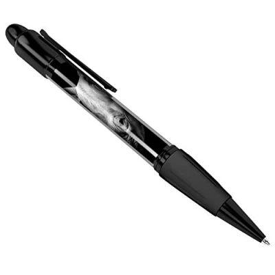 Image of DV DESIGN Beautiful Wild Rhino Black Ballpoint Pen Zoo Endangered #8578