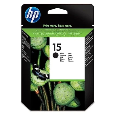 Image of HP C6615DE 15 Large Original Ink Cartridge, Black, Single Pack