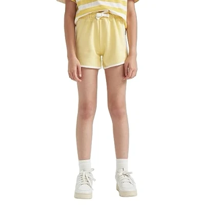 Image of DeFacto Girl&#039;s B0911A8 Shorts, Yellow, 6 7 Years