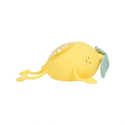 Image of Badabulle Basile Soft Silicone Baby Projector Night Light Reassuring projection 5 lullabies and 2 white noises Automatic cut off (30 mins) Battery operated