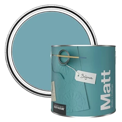 Image of Rust Oleum Colours Matt Emulsion Wall and Ceiling Paint Belgrave 2.5L
