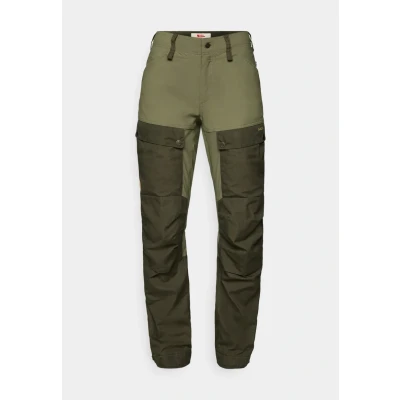 Image of Fjallraven 86705 662 625 Keb Trousers Curved W/Keb W Pants Women&#039;s Deep Forest Laurel Green Size 38/R