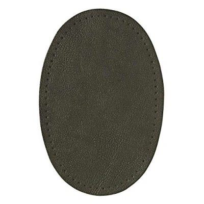 Image of Prym 929253 Sew on Imitation Nappa Leather Elbow/Knee Patches Brown (2pk)