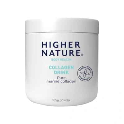 Image of Higher Nature Collagen Drink Increases Skin Elasticity &amp; Hydration Powder Type I III Boost