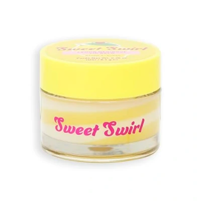 Image of I Heart Revolution Sweet Swirl Lip Balm, Deeply Hydrated Lips Overnight With Scent, Vegan &amp; Cruelty Free, Lemon Meringue