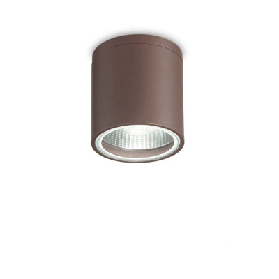 Image of Gun 1 Light Round Surface Mounted Downlight Coffee IP44