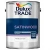 Image of Dulux Trade 5 Litre Satinwood Finish Brilliant White