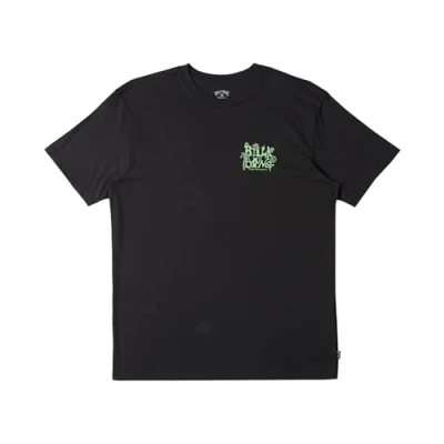 Image of BILLABONG Men&#039;s Swivel Short Sleeve T Shirt Top Washed Black