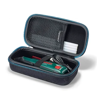 Image of Supremery Bag, Model 7029 Hot Glue Gun Case with Space for Sticks, Charger &amp; Accessories, Battery Powered, Trigger Style
