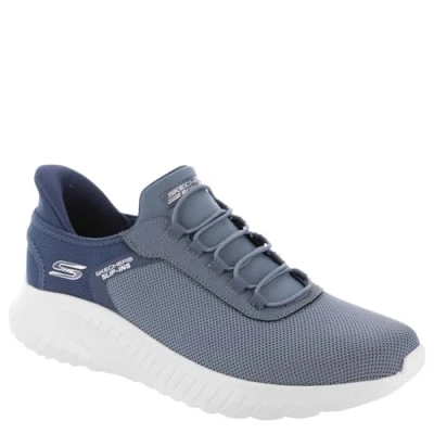 Image of Skechers Men&#039;s Squad Chaos Tough Walk Hands Free Slip ins Sneaker, Slate, 10.5