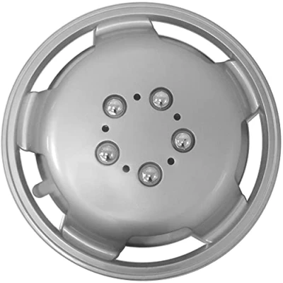 Image of Streetwize Extra Deep Dish Premium Boxed Wheel Cover Set Silver, 15 in. Hubcap, Decorative Trim. Automotive Exterior Car Accessories